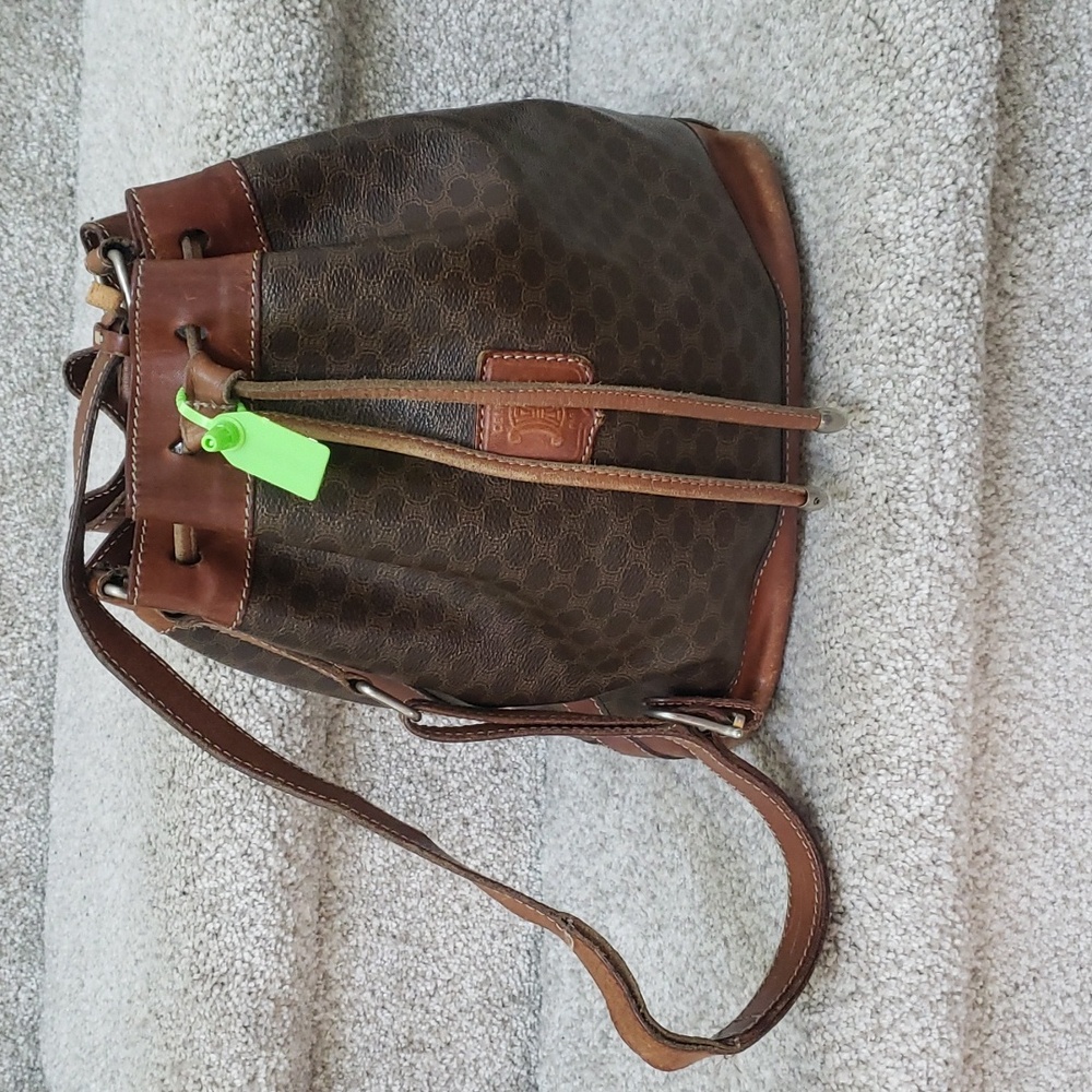 Celine Drawstring Bucket Bag Authentic